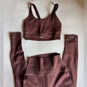 SET Active workout set- brown